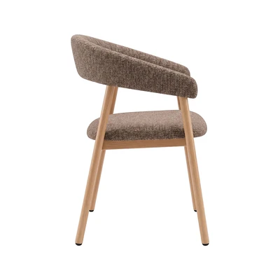 Gambar Informa Jake Kursi Makan Fabric - Cokelat Oak