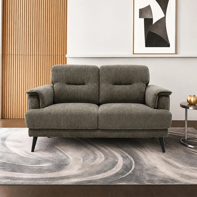 Gambar Informa Leo Sofa Fabric 2 Seater - Cokelat