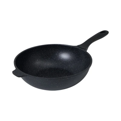 Gambar Sitram Aurelia Wajan Penggorengan Wok 30 cm - Hitam