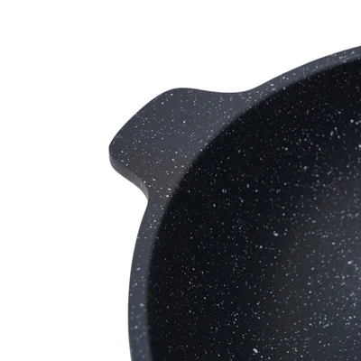 Gambar Sitram Aurelia Wajan Penggorengan Wok 30 cm - Hitam