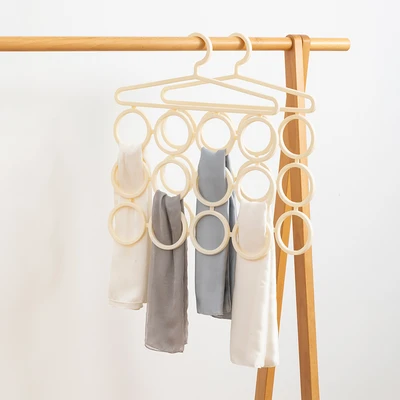 Gambar Selma Yori Hanger Scarf 12 Lubang - Putih