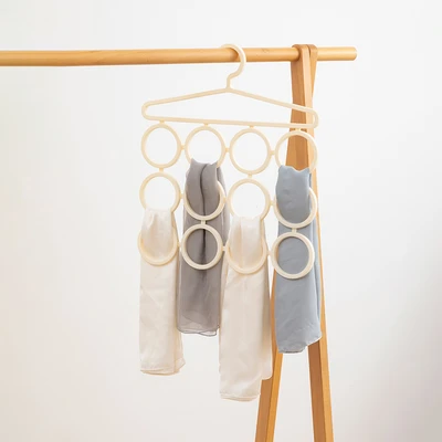 Gambar Selma Yori Hanger Scarf 12 Lubang - Putih