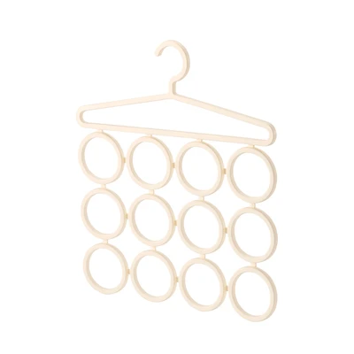 Gambar Selma Yori Hanger Scarf 12 Lubang - Putih
