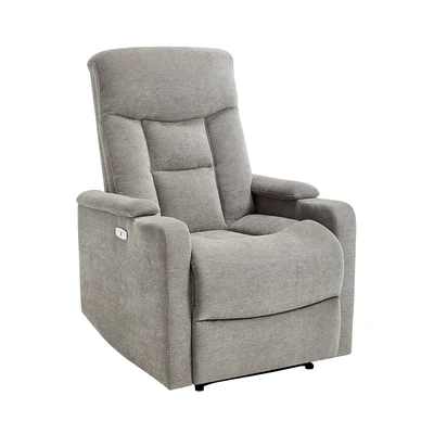 Gambar Informa Charlie Sofa Recliner Fabric 1 Seater - Abu-Abu
