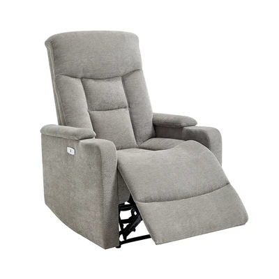 Gambar Informa Charlie Sofa Recliner Fabric 1 Seater - Abu-Abu