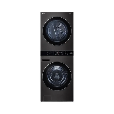 Gambar LG WashTower Mesin Cuci dan Pengering Front Loading 25/20 kg WT2520NHBA - Hitam