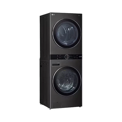 Gambar LG WashTower Mesin Cuci dan Pengering Front Loading 25/20 kg WT2520NHBA - Hitam