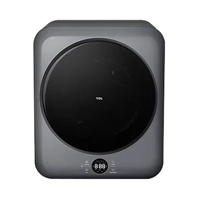 Gambar TCL Mesin Pengering Pakaian Front Loading 4 kg TDV48-F20S - Abu-Abu