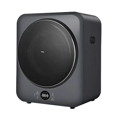 Gambar TCL Mesin Pengering Pakaian Front Loading 4 kg TDV48-F20S - Abu-Abu