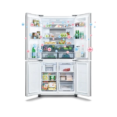 Gambar Sharp Kulkas 4 Pintu Side By Side 639 Liter SJ-IF91PG-GW - Putih