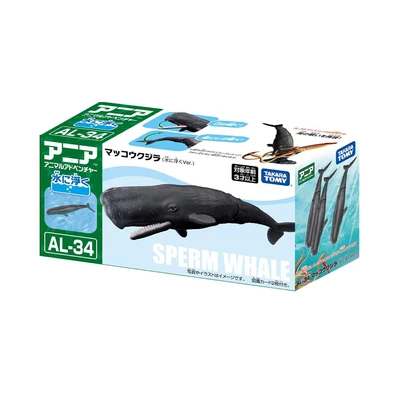 Gambar Takara Tomy Figure AL-34 Sperm Whale Floatable - Hitam