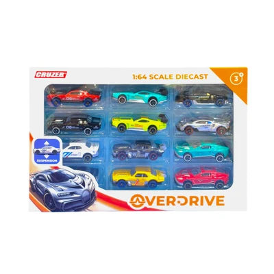 Gambar Cruzer Overdrive Diecast 1:64 Set 12 pcs - Mix