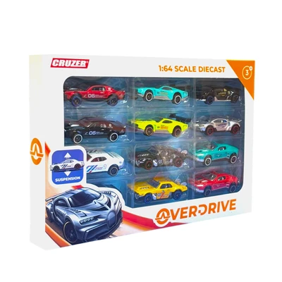 Gambar Cruzer Overdrive Diecast 1:64 Set 12 pcs - Mix