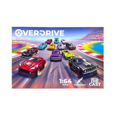 Gambar Cruzer Overdrive Diecast 1:64 Set 12 pcs - Mix
