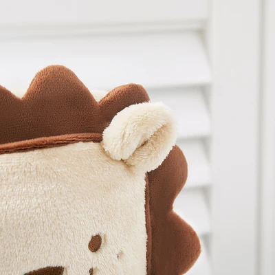 Gambar Informa 125x150 cm Selimut Anak Microfiber Polyester Lion - Cokelat