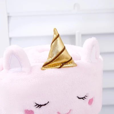Gambar Informa 125x150 cm Selimut Anak Microfiber Polyester Unicorn - Pink