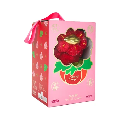 Gambar Pop Sunday Boneka Plush Blooming Prosperity Spend Big Money - Merah