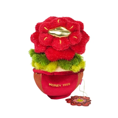 Gambar Pop Sunday Boneka Plush Blooming Prosperity Spend Big Money - Merah