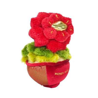 Gambar Pop Sunday Boneka Plush Blooming Prosperity Spend Big Money - Merah