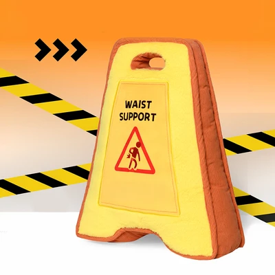 Gambar Pop Sunday Bantal Sofa Beware Of Back Pain 46 cm - Kuning/Oranye