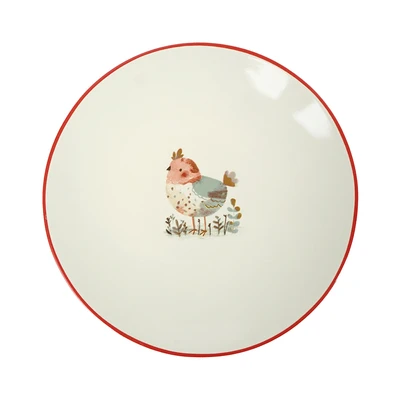 Gambar Pendopo HSI Hampers The Petok Family BB Plate Piring Saji Keramik Set 4 pcs - Mix