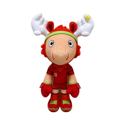 Gambar FIFA Boneka Plush Maskot Piala Dunia 2026 Maple V11 - Merah