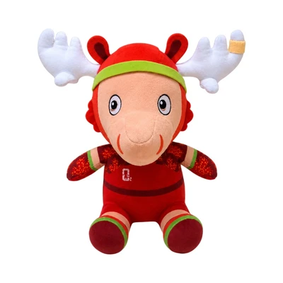 Gambar FIFA Boneka Plush Maskot Piala Dunia 2026 Maple Sitting - Merah