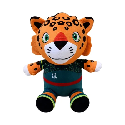 Gambar FIFA Boneka Plush Maskot Piala Dunia 2026 Zayu Sitting - Hijau/Oranye