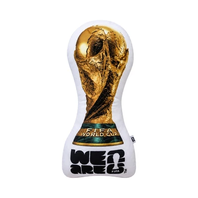 Gambar FIFA Bantal Sofa Trophy 26x55 cm - Putih/Gold