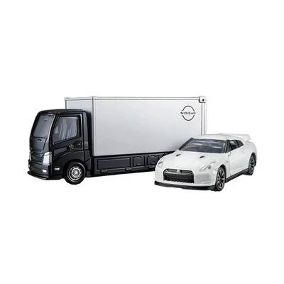 Gambar Tomica Premium Set Diecast Transporter Nissan GT-R 1:64 - Putih