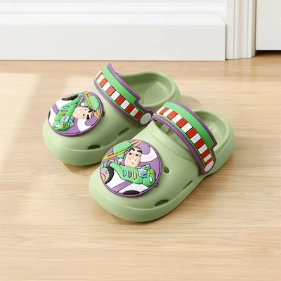 Gambar Disney Sandal Anak Clogs Toy Story Buzz Ukuran 25 - Hijau