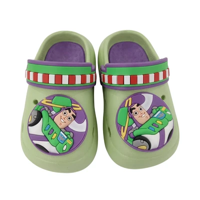 Gambar Disney Sandal Anak Clogs Toy Story Buzz Ukuran 29 - Hijau