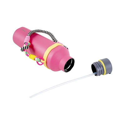 Gambar Picas Windy Botol Vacuum Flask Dengan Strap 550 ml - Pink