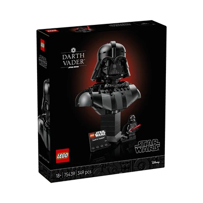 Gambar LEGO Star Wars Darth Vader Bust Set 349 pcs 75439 - Hitam