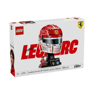 Gambar LEGO Editions Scuderia Ferrari HP Charles Leclerc Helmet Set 886 pcs 43014 - Mix