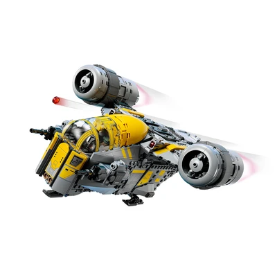 Gambar LEGO Star Wars The Razor Crest 930 pcs 75447 - Abu-Abu/Kuning