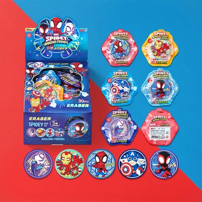 Gambar [Blind Box] Disney Penghapus Pensil  Spidey Amazing Friends Round Random
