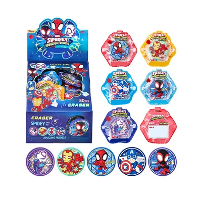 Gambar [Blind Box] Disney Penghapus Pensil  Spidey Amazing Friends Round Random