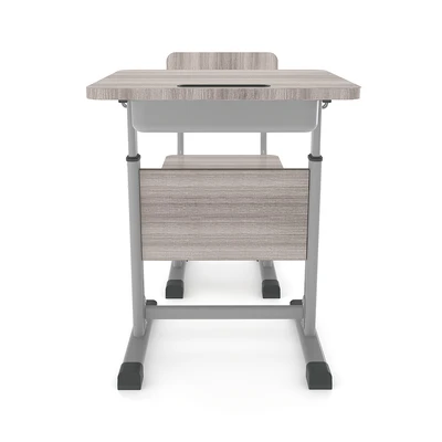 Gambar Informa Feroz Set Meja & Kursi Sekolah - Abu-abu Natural