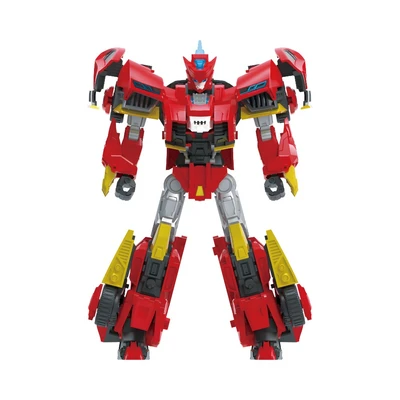 Gambar Alpha Group Quantum Heroes Dinoster Action Robot Blaze Bolt - Merah