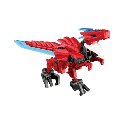 Gambar Alpha Group Quantum Heroes Dinoster Action Robot Blaze Bolt - Merah