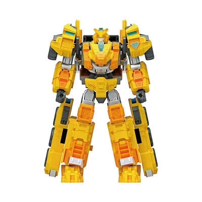 Gambar Alpha Group Quantum Heroes Dinoster Action Robot Amber Strike - Kuning