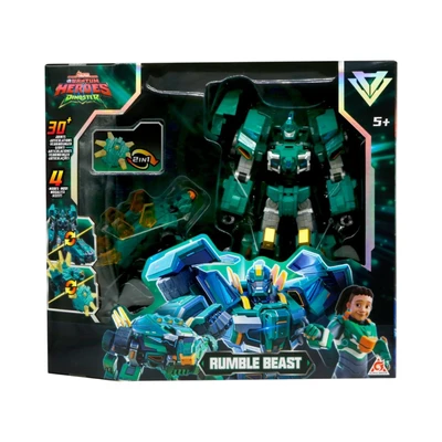 Gambar Alpha Group Quantum Heroes Dinoster Action Robot OZ Mobile - Hijau