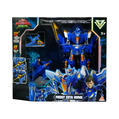 Gambar Alpha Group Quantum Heroes Dinoster Action Robot Jaymin Mobile - Biru