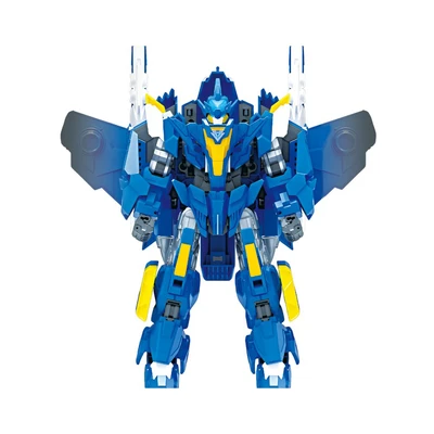 Gambar Alpha Group Quantum Heroes Dinoster Action Robot Jaymin Mobile - Biru