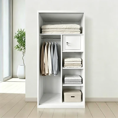 Gambar Stora Classic Lemari Pakaian 2 Pintu - Putih