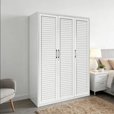 Gambar Stora Classic Lemari Pakaian 3 Pintu - Putih