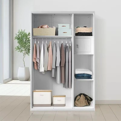 Gambar Stora Classic Lemari Pakaian 3 Pintu - Putih
