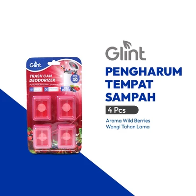 Gambar Glint Wild Berries Gel Pengharum Tempat Sampah Set 4 pcs - Pink