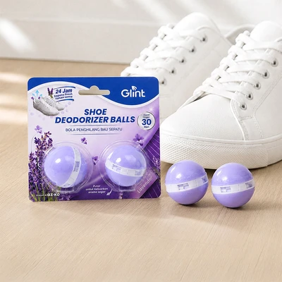 Gambar Glint Lavender Bola Penghilang Bau Sepatu Set 2 Pcs - Ungu